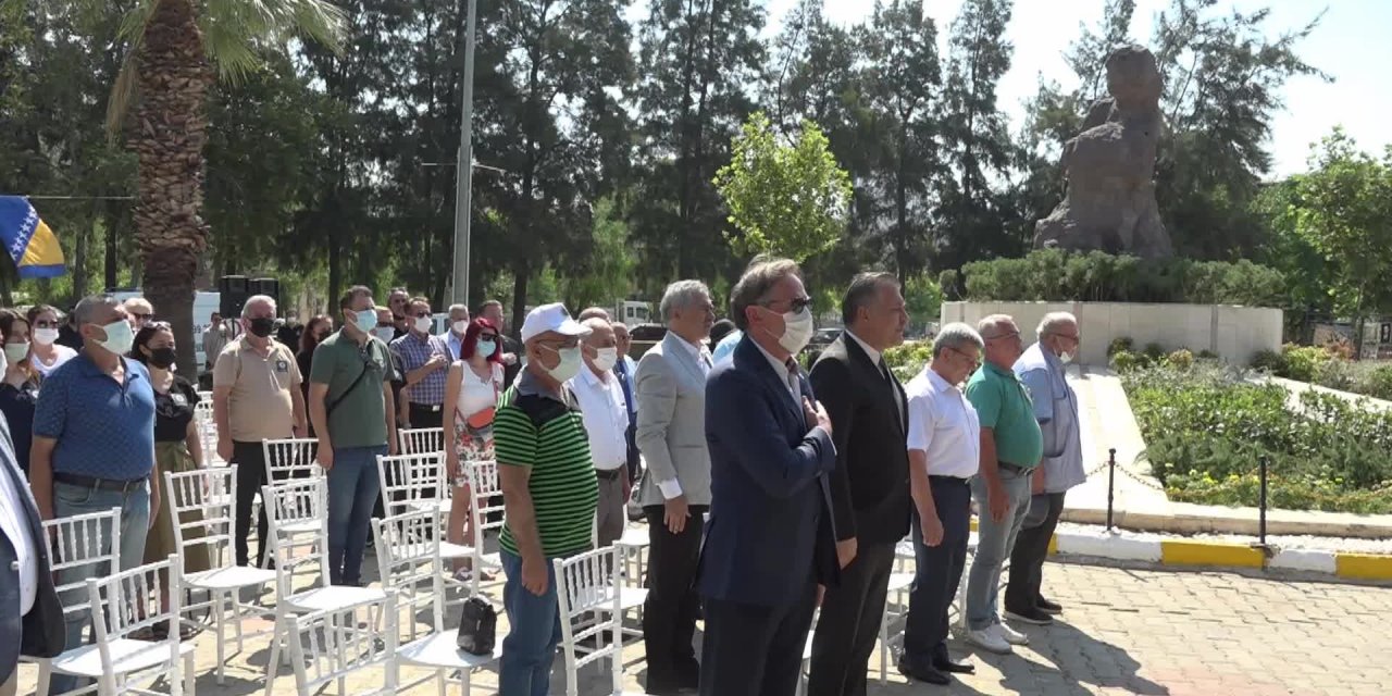 Srebrenica katliamı kurbanları Bornova’da anıldı